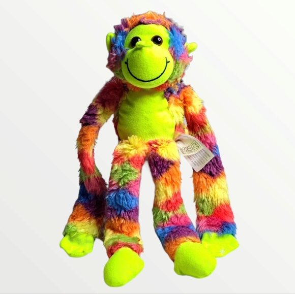 Hanging monkey soft toy cotton candy - Jess. - Picture 1 of 11